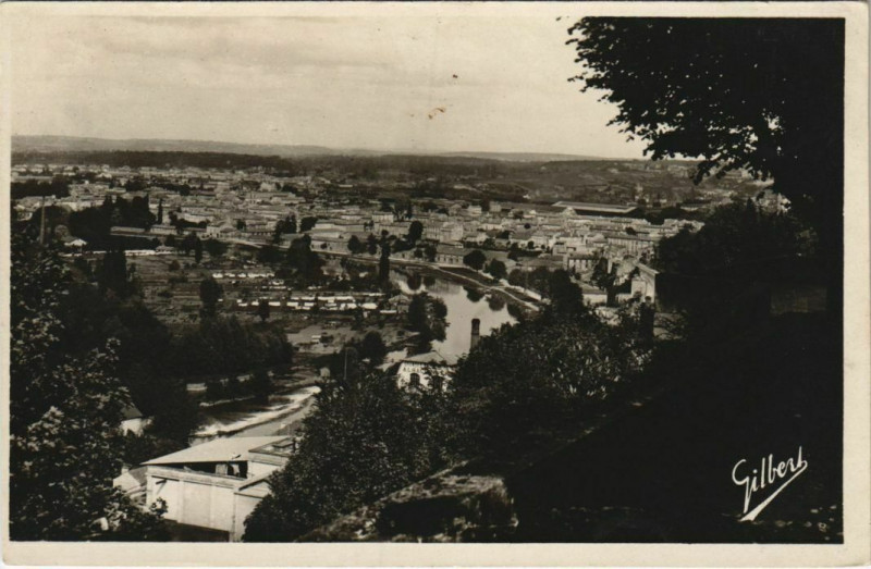 Carte postale ancienne Angouleme- Vallee de la Charente France à Angoulême
