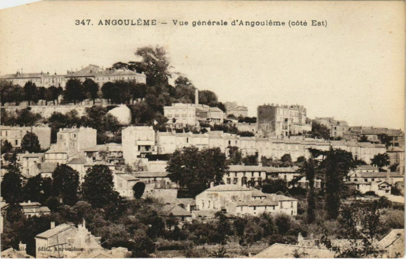 Carte postale ancienne Angouleme- vue generale France à Angoulême