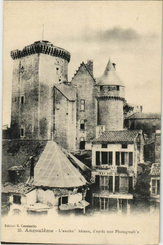 Carte postale ancienne Angouleme- Ancien hateau France à Angoulême