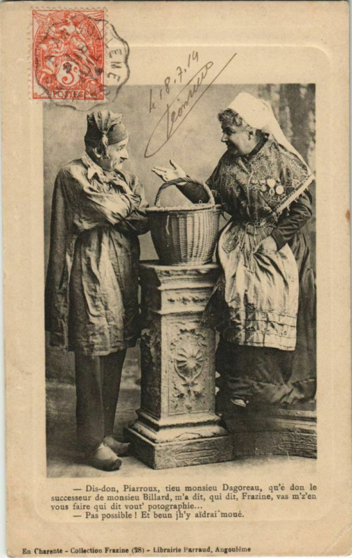 Carte postale ancienne Angouleme- souvenir France à Angoulême