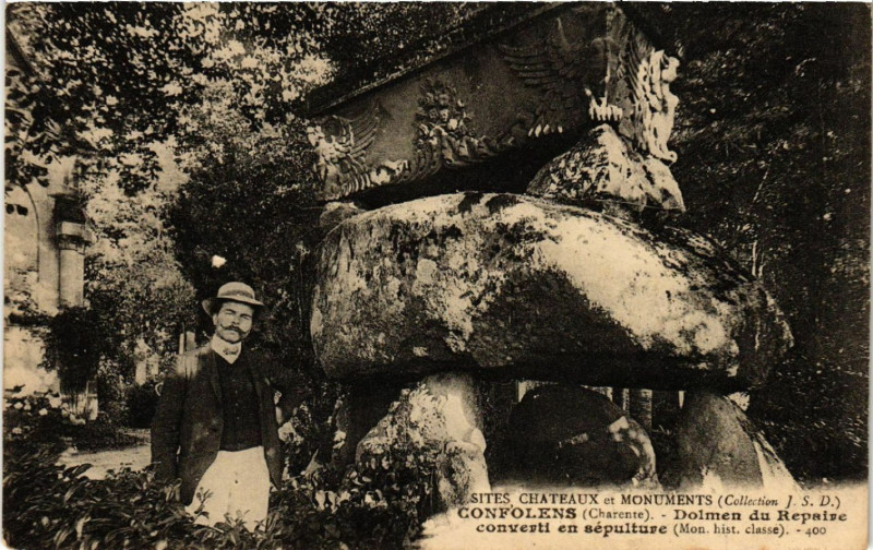 Carte postale ancienne Sites Chateaux et Monuments (Coll. J.S.D.) -Confolens (Charent à Confolens