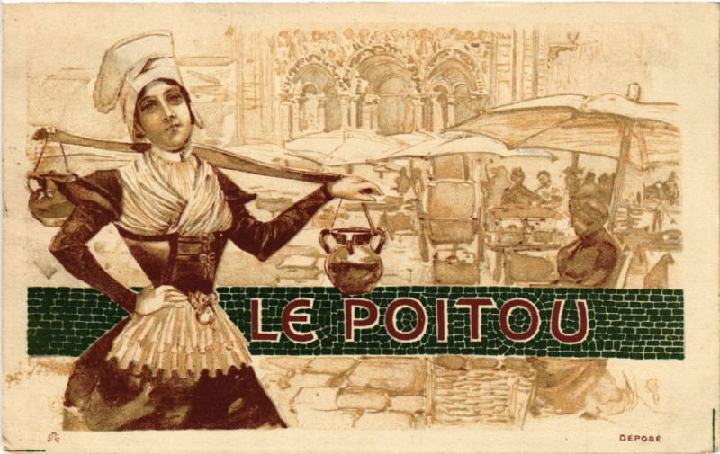 Carte postale ancienne Le Poitou