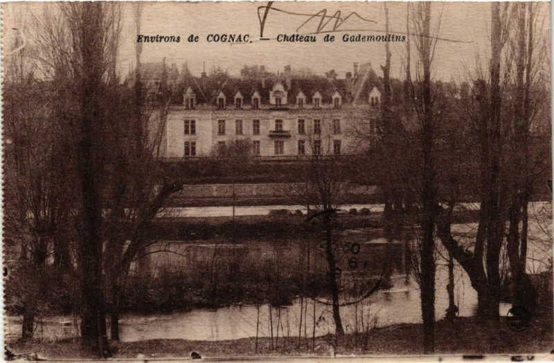 Carte postale ancienne Environs de Conac - Chateau de Gademoulins