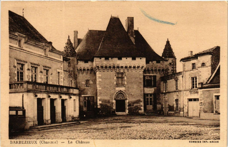 Carte postale ancienne Barbezieux (Charente) - Le Chateau