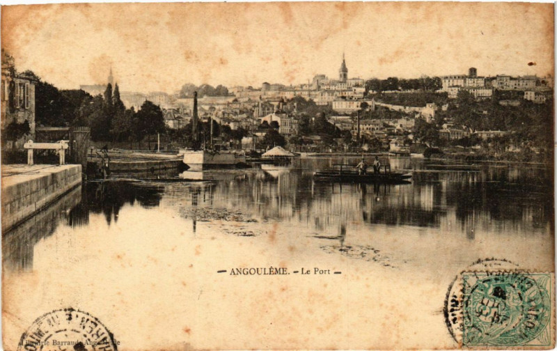 Carte postale ancienne Angouleme - Le Port à Angoulême