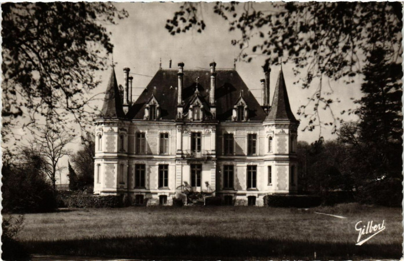 Carte postale ancienne Aigre Chle - Le Chateau de Crevecceur à Aigre