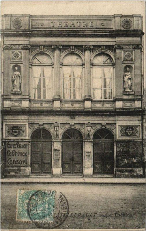 Carte postale ancienne Chatellerault Le Theatre à Châtellerault