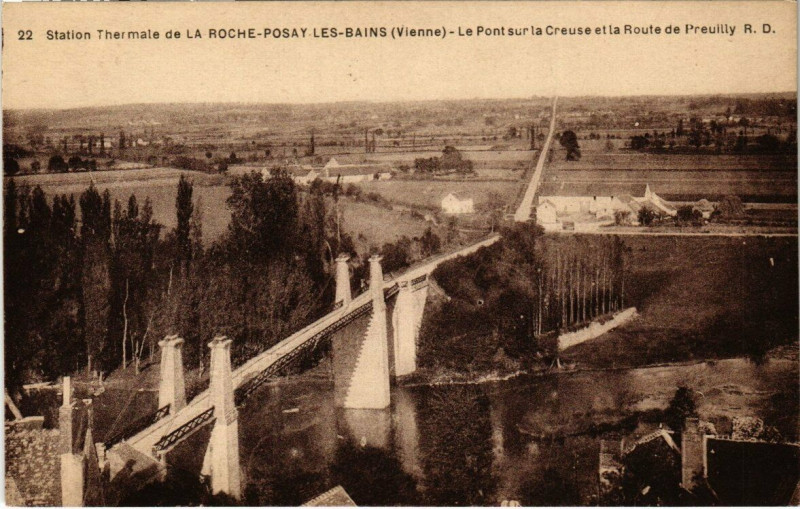 Carte postale ancienne Station Thermale de la Roche-Posay les-Bains à La Roche-Posay