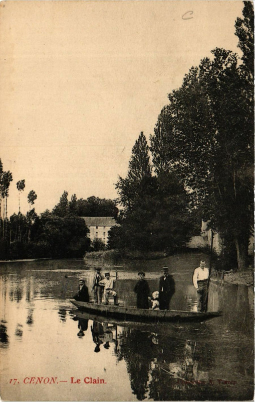 Carte postale ancienne Cenon - Le Clain