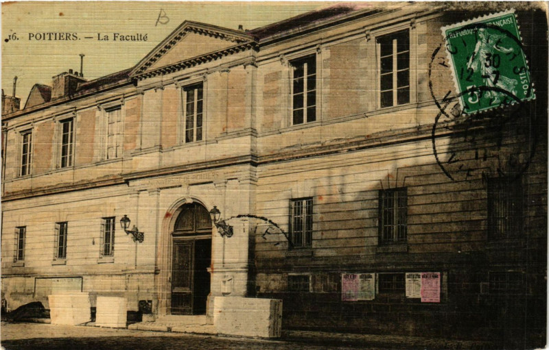 Carte postale ancienne Poitiers - La Faculte à Poitiers