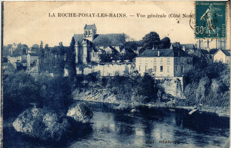 Carte postale ancienne La Roche-Posay-les-Bains - Vue générale à La Roche-Posay