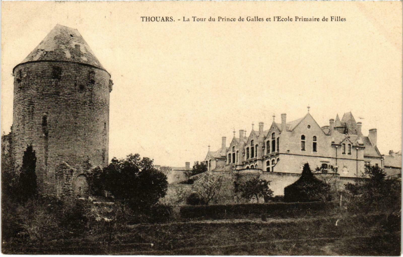 Carte postale ancienne Thouards - La Tour du Prince de Galles