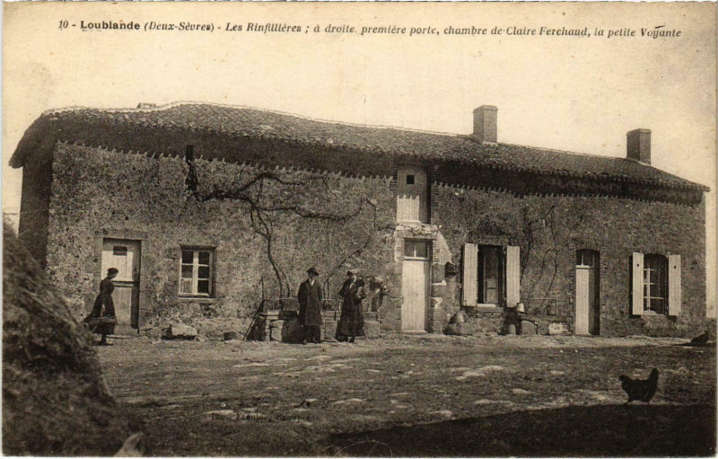 Carte postale ancienne Loublande - Les Rinfilleres