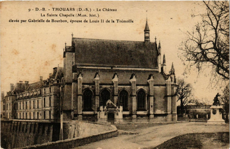 Carte postale ancienne Thouars - Le Chateau à Thouars