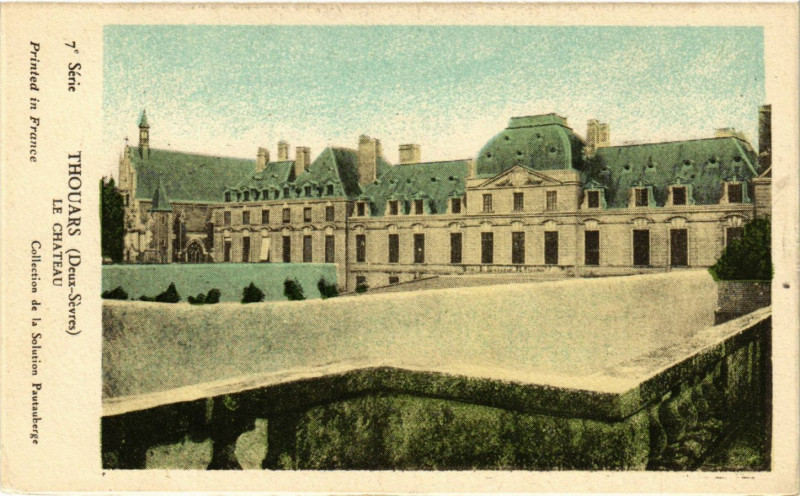 Carte postale ancienne Thouars - Le chateau à Thouars