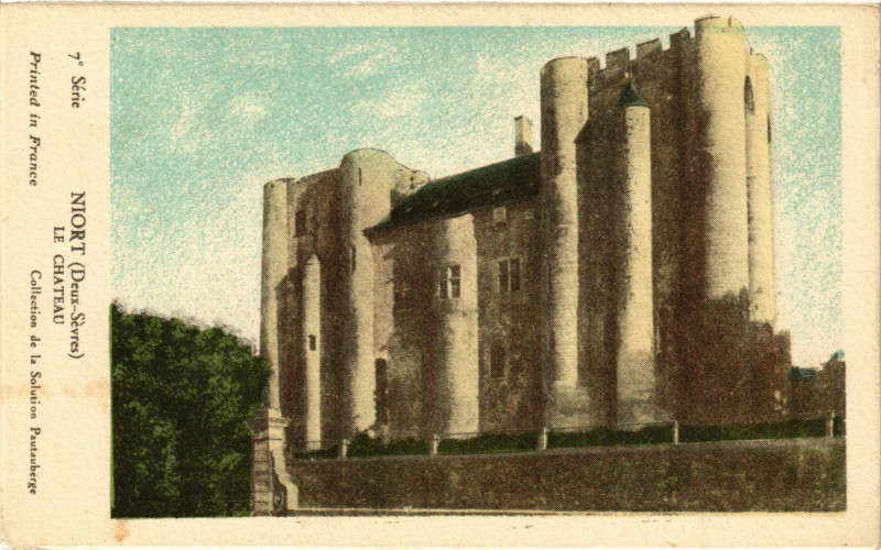 Carte postale ancienne Niort - Le chateau à Niort