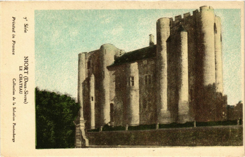 Carte postale ancienne Niort - Le Chateau à Niort