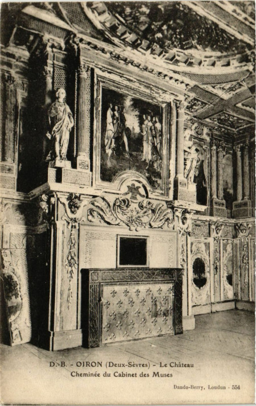 Carte postale ancienne Oiron - Le chateau