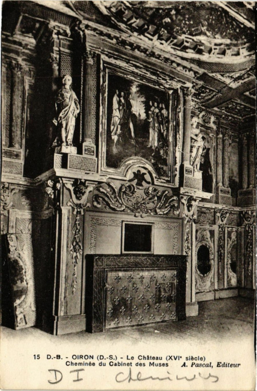 Carte postale ancienne Oiron - Le Chateau