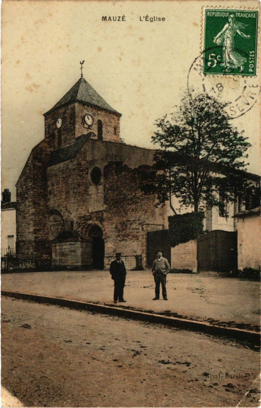 Carte postale ancienne Maue - L'Eglise