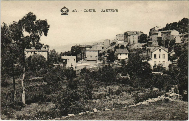 Carte postale ancienne Sartene Corsica à Sartène