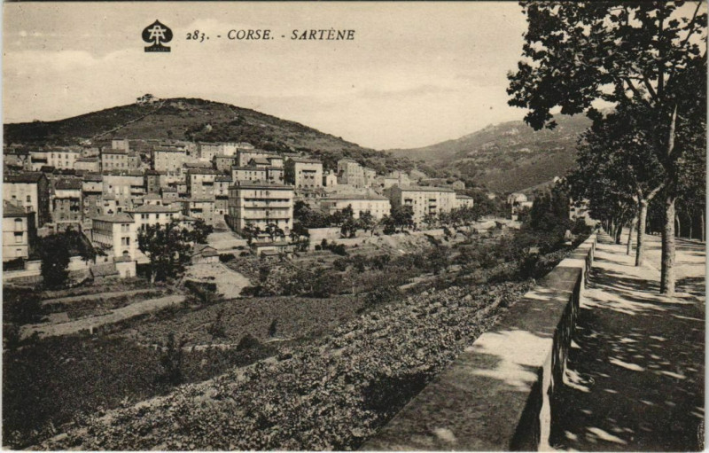 Carte postale ancienne Sartene Corsica à Sartène