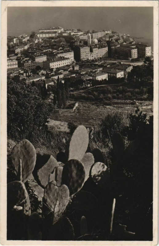 Carte postale ancienne Ajaccio vue generale Corsica à Ajaccio