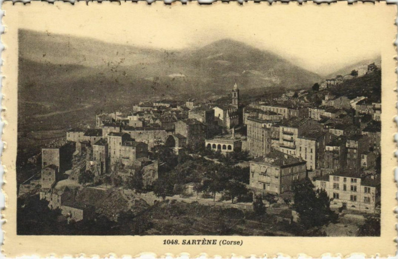 Carte postale ancienne Sartene Corsica à Sartène