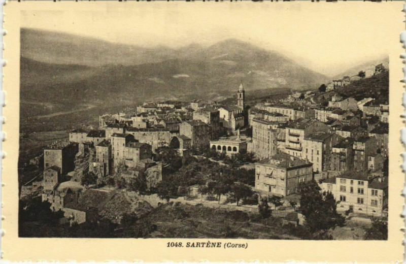 Carte postale ancienne Sartene Corsica à Sartène