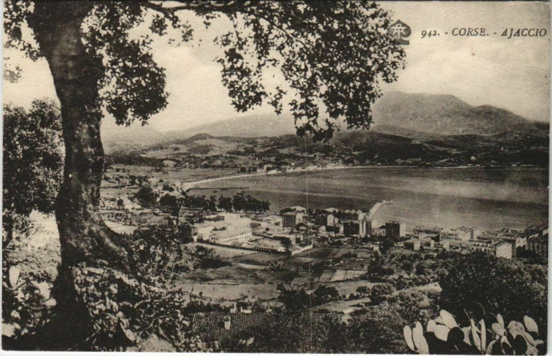 Carte postale ancienne Ajaccio Corsica à Ajaccio