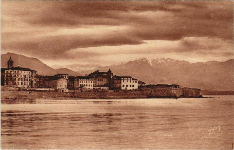 Carte postale ancienne Ajaccio La Citadelle Corsica à Ajaccio