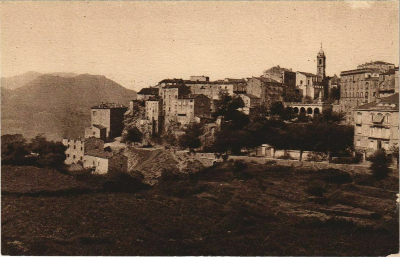Carte postale ancienne Sartene Corsica à Sartène