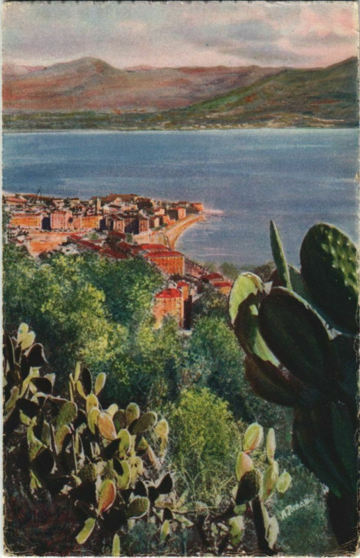 Carte postale ancienne Ajaccio Corsica à Ajaccio