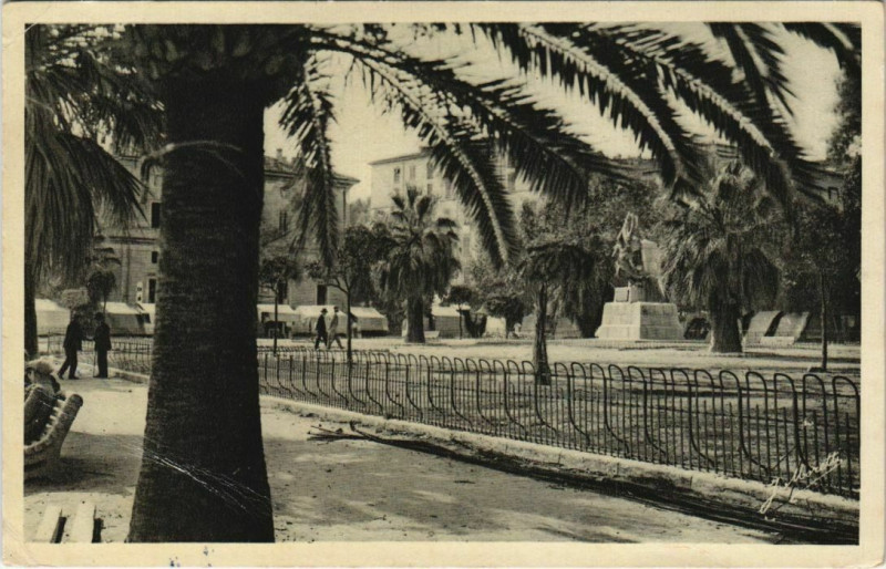 Carte postale ancienne Ajaccio Corsica à Ajaccio
