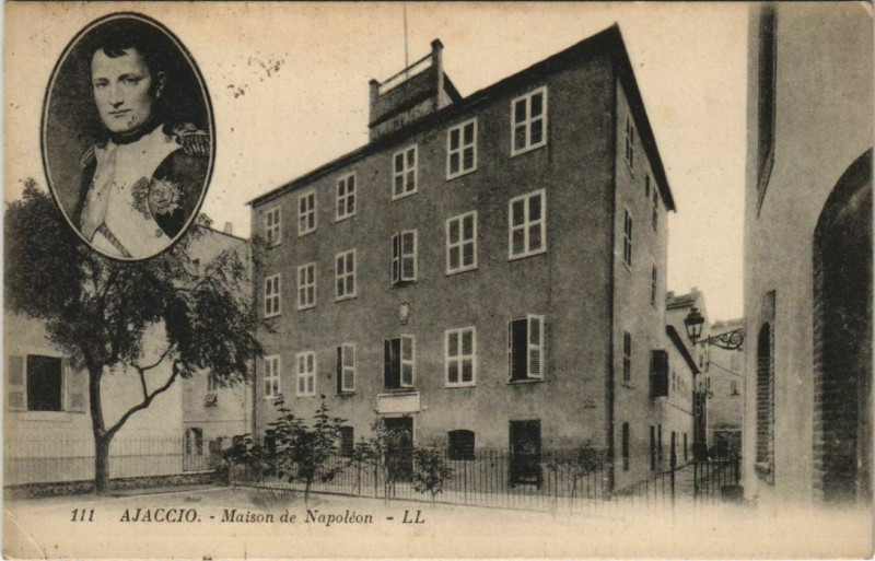 Carte postale ancienne Ajaccio Maison de Napoleon Corsica à Ajaccio