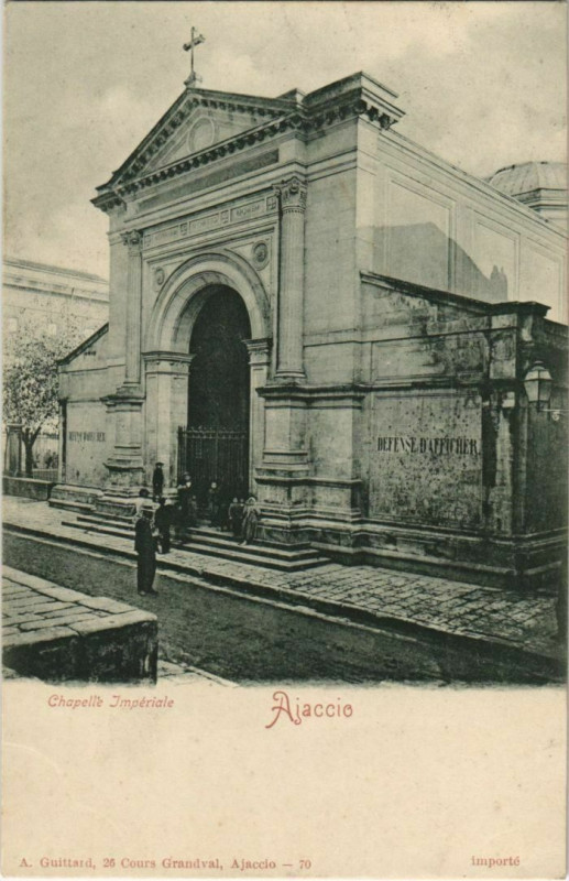 Carte postale ancienne Ajaccio Chapelle Imperiale Corsica à Ajaccio