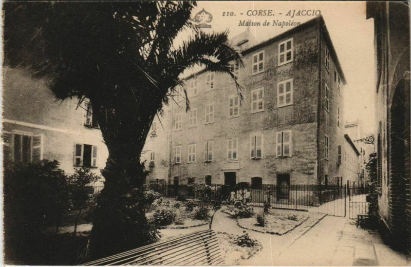 Carte postale ancienne Ajaccio Maison de Napoleon Corsica à Ajaccio