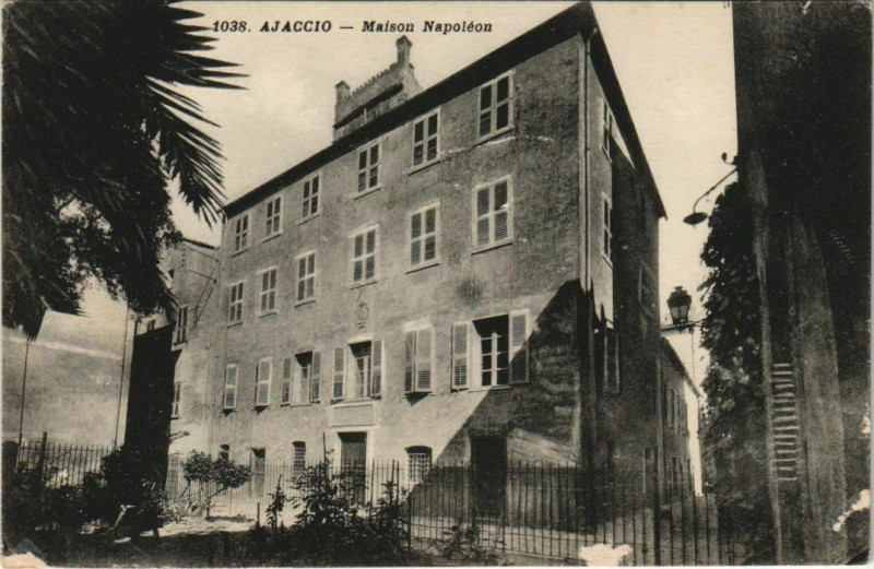 Carte postale ancienne Ajaccio Maison Napoleon Corsica à Ajaccio