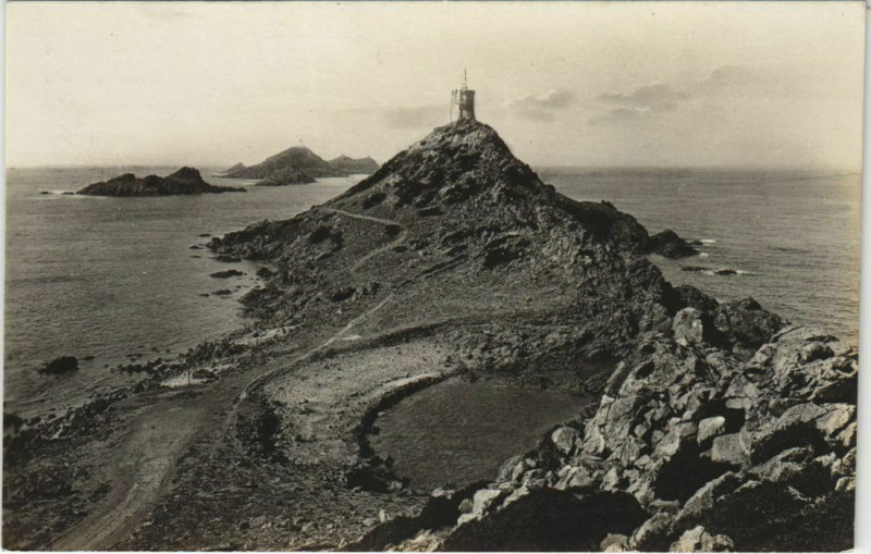 Carte postale ancienne Ajaccio La Parata et les Iles Sanguinaires Corsica à Ajaccio