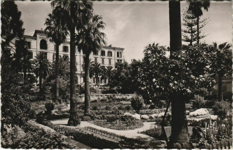 Carte postale ancienne Ajaccio Grand Hotel et Continental Corsica à Ajaccio