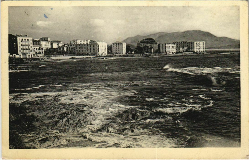Carte postale ancienne Ajaccio vue prise du Boulevard Albert 1er Corsica à Ajaccio