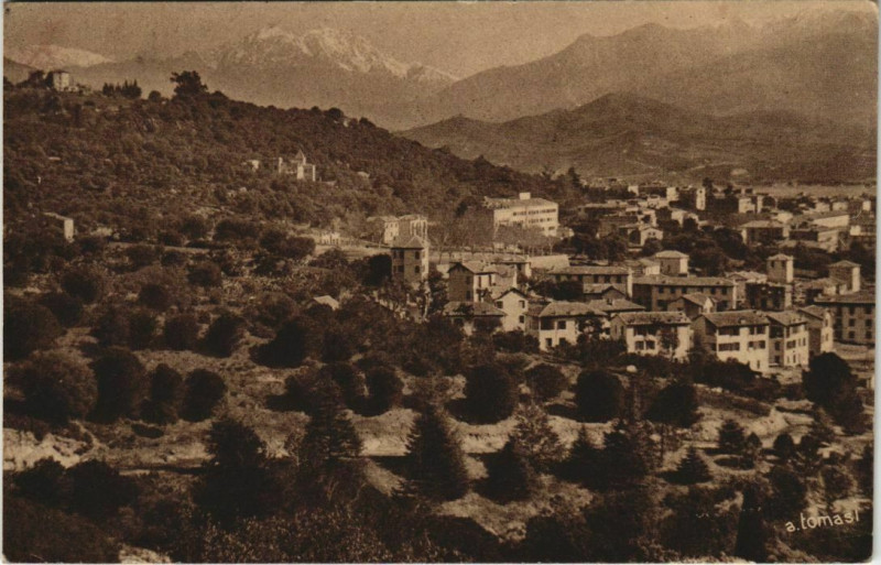Carte postale ancienne Ajaccio Le Monte Doro Corsica à Ajaccio