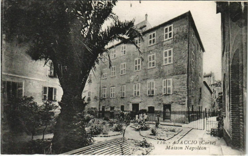 Carte postale ancienne Ajaccio Maison Napoleon Corsica à Ajaccio