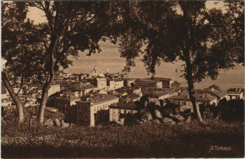 Carte postale ancienne Ajaccio Corsica à Ajaccio