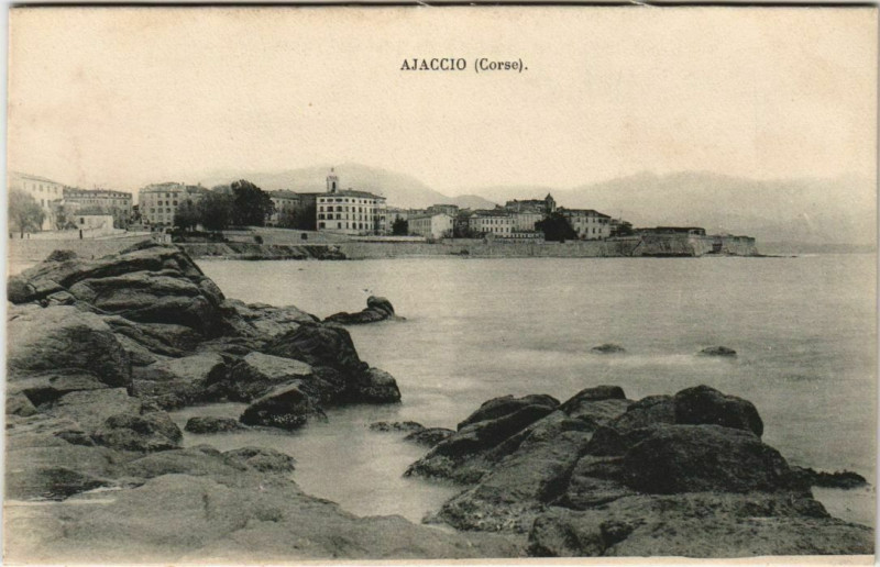 Carte postale ancienne Ajaccio Corsica à Ajaccio