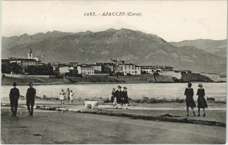 Carte postale ancienne Ajaccio Corsica à Ajaccio