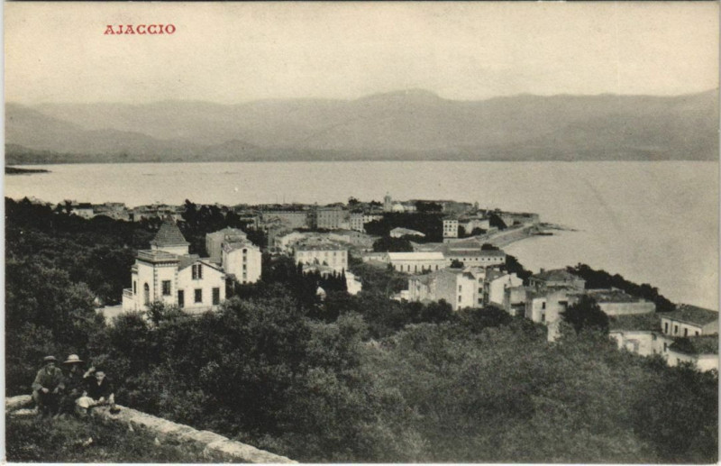 Carte postale ancienne Ajaccio Corsica à Ajaccio