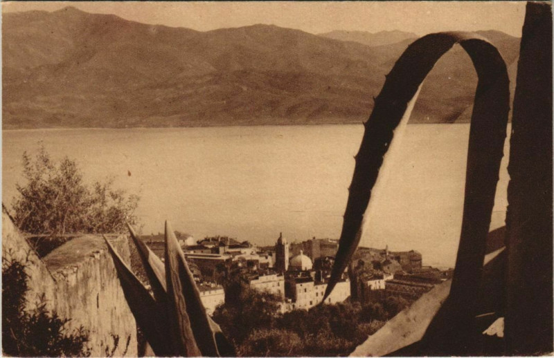 Carte postale ancienne Ajaccio Corsica à Ajaccio
