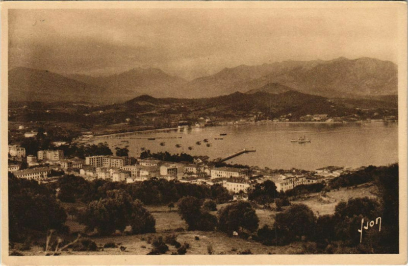Carte postale ancienne Ajaccio Corsica à Ajaccio