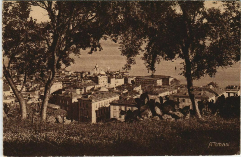Carte postale ancienne Ajaccio Corsica à Ajaccio
